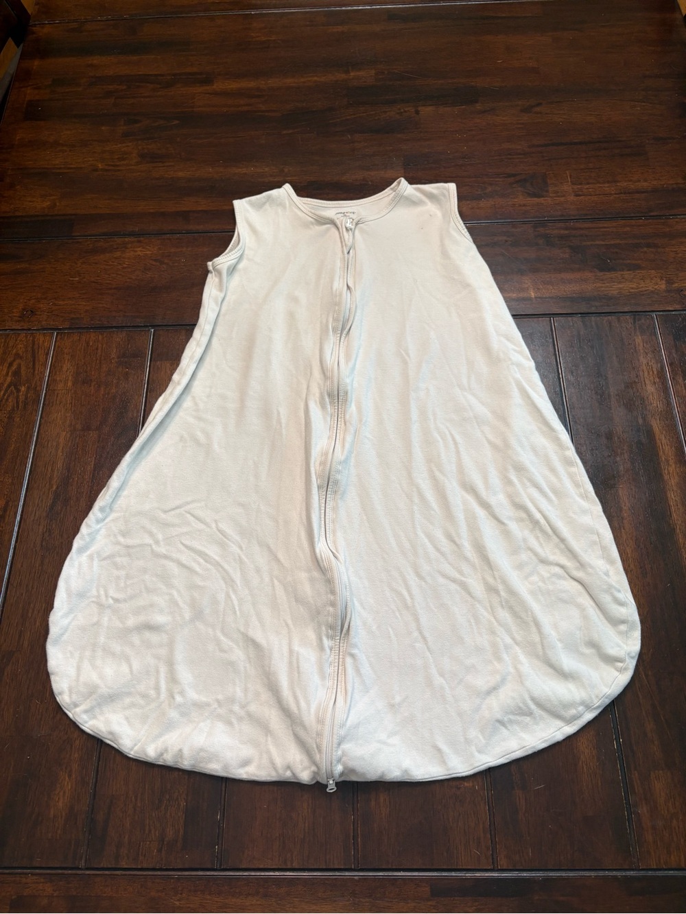 18-24month Sleeveless Baby Sleep Sack with Front Zipper - Cream
